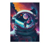 Puzzle pour Adolescents 52x38cm/1000pcs Pièces De Puzzle Space Exploration Puzzles pour Adultes, Jouet, Décoration Murale, Améliore La Mémoire, Difficile À Compléter 52x38cm/1000pcs