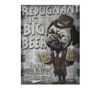 Puzzle pour Adolescents 52x38cm/1000pcs Retro Craft Beer Pug Puzzle pour Adultes Jeu Manuel Défi Difficile Jeu Stimulant Cadeaux 52x38cm/1000pcs