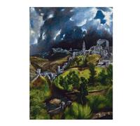 Puzzle pour Adolescents 52x38cm/1000pcs View of Toledo by El Greco Puzzle pour Adultes, Jouet, Décoration Murale, Défi Difficile, Activités Amusantes À La Maison 52x38cm/1000pcs