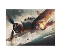 Puzzle pour Adolescents 52x38cm/1000pcs Warplane in Action-3 Puzzle À Monter Soi-même - Jouets pour Améliorer La Mémoire - Cadeaux Uniques pour Un Anniversaire Ou Noël 52x38cm/1000pcs