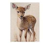 Puzzle pour Adolescents 52x38cm/1000pcs Whispering Woods Fawn's First Steps Puzzle pour Adultes - Jouets À Monter Soi-même - Défi Difficile - Cadeaux De Noël Et d'anniversaire 52x38cm/1000pcs