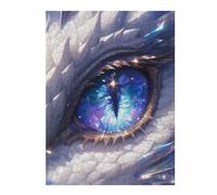 Puzzle pour Adolescents 52x38cm/1000pcs White Dragon Eye Universe Puzzle pour Adultes Jeux Amusants Découpe De Précision Cadeaux Uniques d'anniversaire Et De Noël 52x38cm/1000pcs