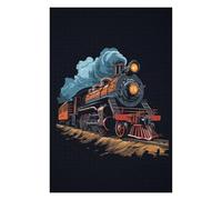 Puzzle pour Adolescents 75x50cm/1000pcs A Classic Steam Train Puzzle À Monter Soi-même - Jouets pour Améliorer La Mémoire - Cadeaux Uniques pour Un Anniversaire Ou Noël 75x50cm/1000pcs