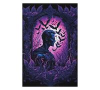 Puzzle pour Adolescents 75x50cm/1000pcs Among Bats Puzzle pour Adultes, Jouet, Décoration Murale, Défi Difficile, Activités Amusantes À La Maison 75x50cm/1000pcs