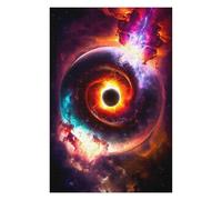 Puzzle pour Adolescents 75x50cm/1000pcs Black Hole Spiral Galaxy Puzzle Anti-Stress - Analyse Et Logique - Niveau Difficile Et Stimulant 75x50cm/1000pcs