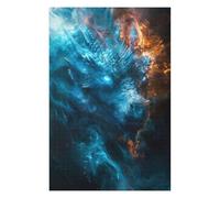 Puzzle pour Adolescents 75x50cm/1000pcs Blue Ice Dragon Jeu De Réflexion pour Adultes, Amusant Et Humoristique, pour Stimuler Votre Cerveau 75x50cm/1000pcs