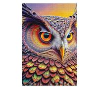 Puzzle pour Adolescents 75x50cm/1000pcs Colorful Owl Artwork-10 Jeu De Puzzle pour Adultes - Casse-tête - Décoration Parfaite - Interaction Parent-Enfant 75x50cm/1000pcs