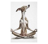 Puzzle pour Adolescents 75x50cm/1000pcs Dog in Yoga Pose Puzzle pour Adultes, Jeu Familial, Défi Difficile, Cadeaux De Noël Et d'anniversaire 75x50cm/1000pcs