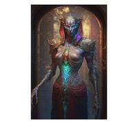 Puzzle pour Adolescents 75x50cm/1000pcs Elven Queen of Shadows Puzzles pour Adultes Jeu De Réflexion Course De Vitesse Interaction Parent-Enfant 75x50cm/1000pcs