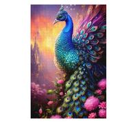 Puzzle pour Adolescents 75x50cm/1000pcs Enchanted Peacock Garden Jeu De Puzzle pour Adultes - Casse-tête - Décoration Parfaite - Interaction Parent-Enfant 75x50cm/1000pcs