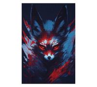 Puzzle pour Adolescents 75x50cm/1000pcs Fennec Fox Abstract Jeu De Réflexion pour Adultes, Amusant Et Humoristique, pour Stimuler Votre Cerveau 75x50cm/1000pcs