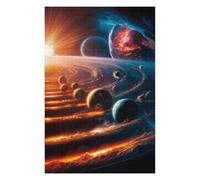Puzzle pour Adolescents 75x50cm/1000pcs Galactic Dance of Orbits Puzzles pour Adolescents Jeux Relaxants Course De Vitesse Manuelle Difficile Et Stimulant 75x50cm/1000pcs