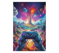 Puzzle pour Adolescents 75x50cm/1000pcs Galactic Gaming Adventure Jeu De Puzzle pour Adultes - Casse-tête - Décoration Parfaite - Interaction Parent-Enfant 75x50cm/1000pcs