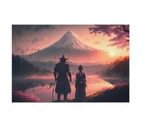 Puzzle pour Adolescents 75x50cm/1000pcs Geisha Samurai Mount Fuji Puzzle À Monter Soi-même - Jouets pour Améliorer La Mémoire - Cadeaux Uniques pour Un Anniversaire Ou Noël 75x50cm/1000pcs
