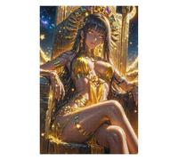 Puzzle pour Adolescents 75x50cm/1000pcs Golden Goddess Throne Puzzle À Monter Soi-même - Jouets pour Améliorer La Mémoire - Cadeaux Uniques pour Un Anniversaire Ou Noël 75x50cm/1000pcs