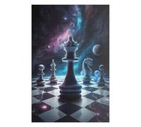 Puzzle pour Adolescents 75x50cm/1000pcs Magical Chess Battle Scene Puzzle Adulte Anti-Stress, Décoration Murale, Idéal comme Cadeau pour Toute La Famille 75x50cm/1000pcs