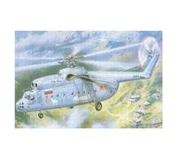 Puzzle pour Adolescents 75x50cm/1000pcs Mil Mi6 Helicopter Puzzle À Monter Soi-même - Jouets pour Améliorer La Mémoire - Cadeaux Uniques pour Un Anniversaire Ou Noël 75x50cm/1000pcs