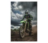 Puzzle pour Adolescents 75x50cm/1000pcs Motocross Rider Puzzle pour Adultes Jeu Manuel Défi Difficile Jeu Stimulant Cadeaux 75x50cm/1000pcs