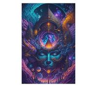 Puzzle pour Adolescents 75x50cm/1000pcs Mystical Fantasy Portrait Puzzles pour Adultes Jeu De Réflexion Course De Vitesse Interaction Parent-Enfant 75x50cm/1000pcs