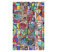 Puzzle pour Adolescents 75x50cm/1000pcs Pièces De Puzzle Guitar Song in Translation Puzzles pour Adultes Jeu Manuel Décoration Parfaite Défi À Compléter 75x50cm/1000pcs