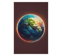Puzzle pour Adolescents 75x50cm/1000pcs Pièces De Puzzle Lonely Planet Puzzles pour Adultes, Jouet, Décoration Murale, Améliore La Mémoire, Difficile À Compléter 75x50cm/1000pcs