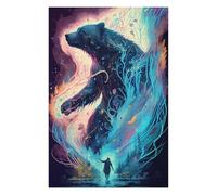 Puzzle pour Adolescents 75x50cm/1000pcs Pièces De Puzzle Whispering Forest Spirit Puzzles pour Adultes Jeu Manuel Décoration Parfaite Défi À Compléter 75x50cm/1000pcs