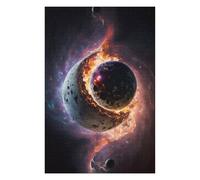 Puzzle pour Adolescents 75x50cm/1000pcs Planetary Convergence Cosmic Dance Puzzle Anti-Stress - Analyse Et Logique - Niveau Difficile Et Stimulant 75x50cm/1000pcs