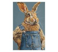 Puzzle pour Adolescents 75x50cm/1000pcs Rabbit Fashion Puzzle Anti-Stress - Analyse Et Logique - Niveau Difficile Et Stimulant 75x50cm/1000pcs