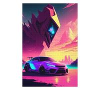 Puzzle pour Adolescents 75x50cm/1000pcs Retro Car 11 Puzzle pour Adultes Jeu Manuel Défi Difficile Jeu Stimulant Cadeaux 75x50cm/1000pcs