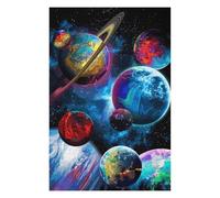 Puzzle pour Adolescents 75x50cm/1000pcs Solar System Colorful Puzzle pour Adultes Jeux Amusants Découpe De Précision Cadeaux Uniques d'anniversaire Et De Noël 75x50cm/1000pcs