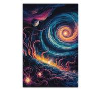 Puzzle pour Adolescents 75x50cm/1000pcs Space Devourer Jeu De Réflexion pour Adultes, Amusant Et Humoristique, pour Stimuler Votre Cerveau 75x50cm/1000pcs