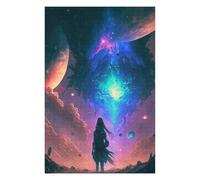 Puzzle pour Adolescents 75x50cm/1000pcs Stargazer's Journey Puzzles pour Adultes Jeu De Réflexion Course De Vitesse Interaction Parent-Enfant 75x50cm/1000pcs
