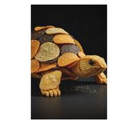 Puzzle pour Adolescents 75x50cm/1000pcs Turtle Made of Potato Chips Puzzles pour Adolescents, Jouets Anti-Stress, Cadeaux pour Femmes, Interaction Parent-Enfant 75x50cm/1000pcs