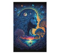 Puzzle pour Adolescents 75x50cm/1000pcs Whispering Forest Dreamscape Puzzles pour Adultes Jeu De Réflexion Course De Vitesse Interaction Parent-Enfant 75x50cm/1000pcs