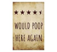 Puzzle pour Adolescents 75x50cm/1000pcs Would Poop Here Again Fun Puzzle pour Adultes, Jeu Familial, Défi Difficile, Cadeaux De Noël Et d'anniversaire 75x50cm/1000pcs