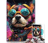 Puzzle pour Adolescents, Chien mécanique, 1000 pièces, idéal comme Cadeau pour Toute la Famille, Convient pour Les Adultes et Les Adolescents, Taille 26x38cm
