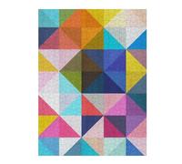 Puzzle pour Adolescents Colored Triangles D Puzzle, Jouet, Décoration Murale, Analyse Et Logique, Activités Ludiques À La Maison, 52x38cm/1000pcs
