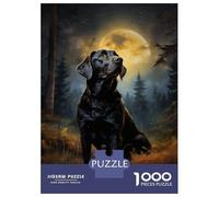 Puzzle pour adolescents de 1000 pièces Labrador Retriever Adolescent Jeu familial Améliorer la mémoire Cadeaux de Noël d'anniversaire 38 x 26 cm