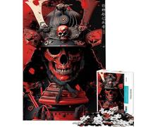 Puzzle pour Adolescents de 1000 pièces Le légendaire Puzzle Blood Samurai Un Jeu Manuel Amusant et Humoristique idéal pour réduire Le Stress (38x52cm)