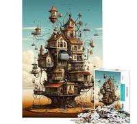 Puzzle pour Adolescents de 1000 pièces L'invention du café Un défi à relever Jeu éducatif Familial pour Les 14 Ans et Plus (50x75cm)
