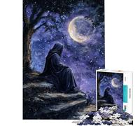 Puzzle pour Adolescents de 1000 pièces Observateur du Ciel Nocturne Jeu de réflexion et de logique pour Adultes pour Les Amis et la Famille (38x52cm)