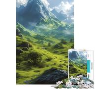 Puzzle pour Adolescents de 1000 pièces Paysage enchanteur décoration Murale pour Anniversaire ou Noël Jeu éducatif pour Les 14 Ans et Plus (38x26cm)