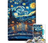 Puzzle pour Adolescents de 1000 pièces Point de Vue Unique La Nuit étoilée Jeu de réflexion pour Adultes Analyse et logique Cadeau pour Amis et Famille (Taille 38x26cm)