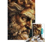Puzzle pour Adolescents de 1000 pièces Puzzle mosaïque Zeus Jeu de réflexion et de rapidité Aide à l'exercice cérébral (Dimensions 38x52cm)