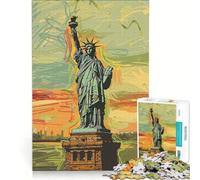 Puzzle pour Adolescents de 1000 pièces Style Liberty Edvard Munch Jeu Impossible Anti-Stress intéressant idéal comme Cadeau 38x26cm