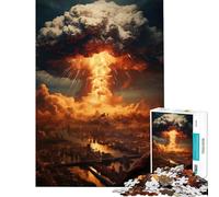 Puzzle pour Adolescents de 1000 pièces sur Le thème de la Bombe Atomique activités Amusantes à Faire à la Maison mais Aussi Un Jeu Familial Amusant et Humoristique pour Les 14 Ans et Plus (50x75cm)