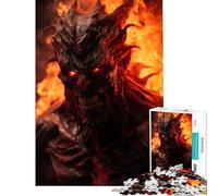 Puzzle pour Adolescents de 1000 pièces sur Le thème du Diable Venu des enfers Jeu éducatif Stimulant Cadeau de Père Noël Secret Amusant et Humoristique (Taille 50x75cm)