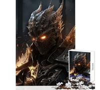 Puzzle pour Adolescents de 1000 pièces Thème Démon maléfique et parjure Décoration intérieure Jouet Cadeau de Noël Secret Jeu Familial Stimule Le Cerveau Dimensions 38x52cm