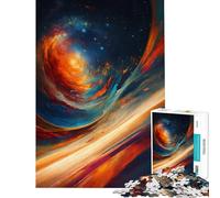 Puzzle pour Adolescents de 1000 pièces Tourbillon Cosmique Un Jeu Familial Difficile et Stimulant à décorer au Mur à partir de 14 Ans (50x75cm)