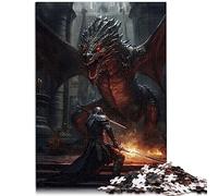 Puzzle pour Adolescents Dragon Dungeon Boss Adultes 1000 pièces Puzzle Puzzles en Bois pour Adultes et Enfants à partir de 12 Ans Puzzles stimulants pour Adultes Taille : 50x75 cm